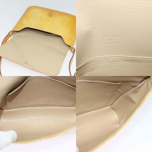 LOUIS VUITTON Monogram Vernis Thompson Street Bag Beige M91301 - Picture 11 of 12